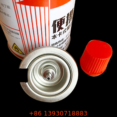 OEM One Inch Butaan Camping Gas Oven Klep 223g Met Rode Deksel Voor Aerosol Koken Bus