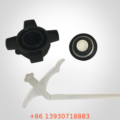 1inch pistooltype Pu-schuimspuitbusventiel met buis en dop voor blikken van bouwmaterialen