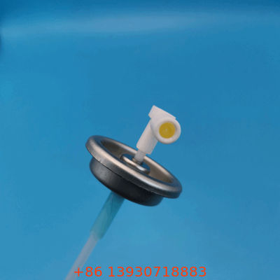 Aërosolventiel met doseerfunctie geschikt voor farmaceutische aërosolen en cosmetische sprays