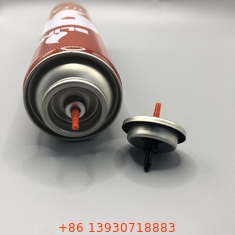 Ergonomische gasverlichting Volvulklep Plastic Butane Gas Stem Rood Kleur voor langdurige