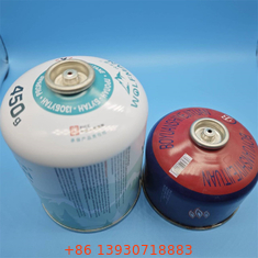 Versatile cartridge gas tin kan multi-purpose gebruik voor verschillende gassen