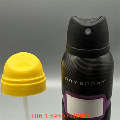 High-End Deodorant Body Spray Valve voor luxe cosmetica met metalen accenten en Micro-Fine Mist-technologie