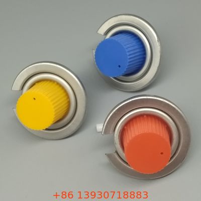 1 inch butane gaskachel klep met dop voor draagbare camping kachels