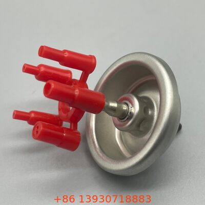 Compacte butaangasventiel voor navulbare aanstekers met een soepele en stabiele stroom