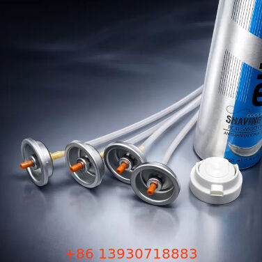 Leekbestendige schuimklep voor scheersysteem