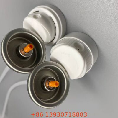 Droogshampoo-spuitbusventiel met actuator voor gerichte worteltoepassing