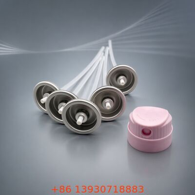 Root-focused aerosol klep voor droge shampoo met tinplate materiaal, rechtop of omgekeerd gebruik, en zelfs uitdelen