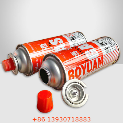 CMYK-afdrukvulling kleine butaangasbus 220g met ventiel