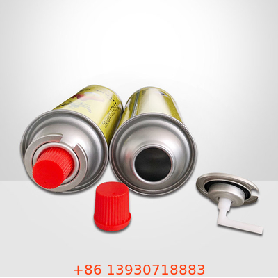 OEM One Inch Butaan Camping Gas Oven Klep 223g Met Rode Deksel Voor Aerosol Koken Bus