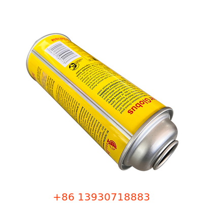 CMYK-afdrukvulling kleine butaangasbus 220g met ventiel