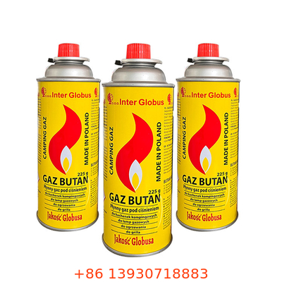 Draagbare butaangasbus van 65 mm voor BBQ-gasfornuis