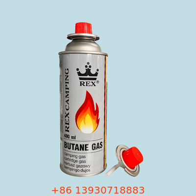 227g draagbare gaspatroonklep met rode deksel Blikjes voor algemene toepassing: