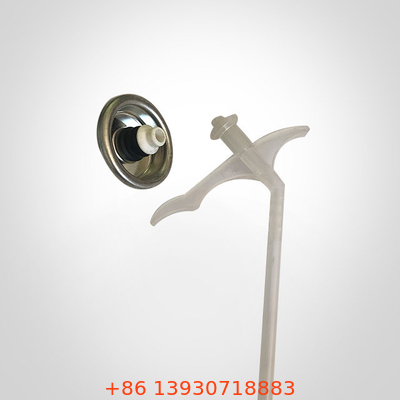 1inch pistooltype Pu-schuimspuitbusventiel met buis en dop voor blikken van bouwmaterialen