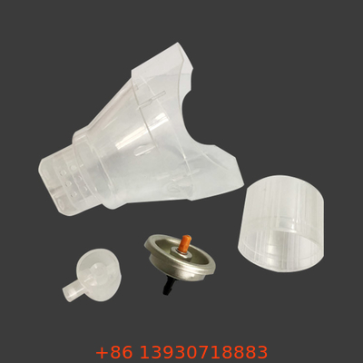 Witte 25,4 mm zuurstofspuitdopmaskeractuator voor zuurstofademhaling