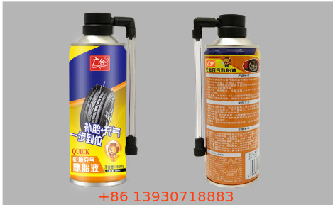 OEM Air Tyre Repair Aerosol Spray Cap Met Ventiel Car Care Products