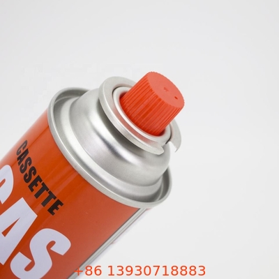 Tin Lege 227g Gas Cartridge Klep Aerosol Spray Klep Met Rode Deksel Montage