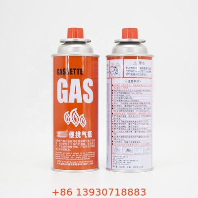 OEM One Inch Butaan Camping Gas Oven Klep 223g Met Rode Deksel Voor Aerosol Koken Bus