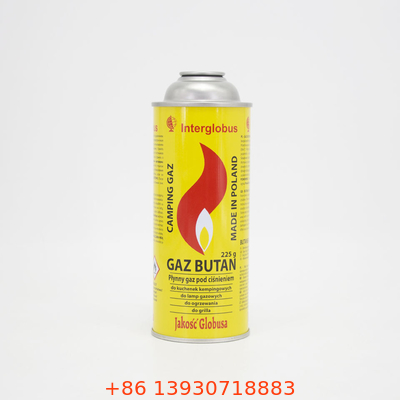 400 ml draagbare gasfornuisbus kleine butaangasfles 65 mm