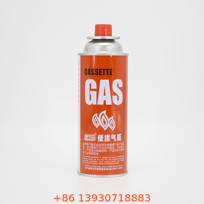 400 ml draagbare gasfornuisbus kleine butaangasfles 65 mm
