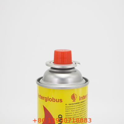 400 ml draagbare gasfornuisbus kleine butaangasfles 65 mm