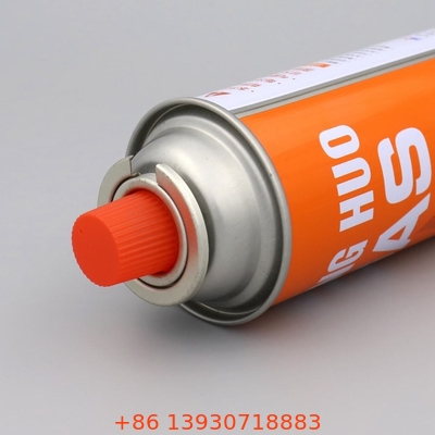 65 X 158 mm Butangascilinder voor industrieel gebruik met aanpasbaar logo