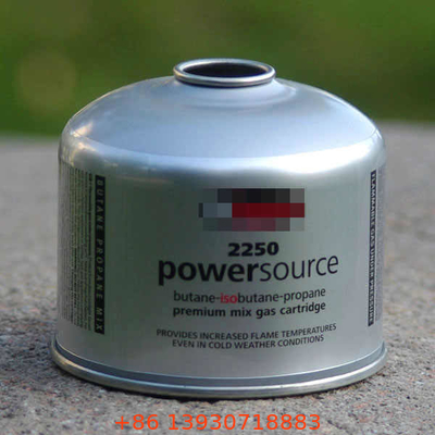 84 mm hoogte draagbare butaangasfles 230g