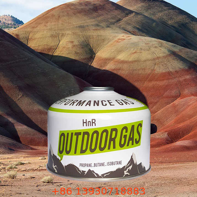 84 mm hoogte draagbare butaangasfles 230g