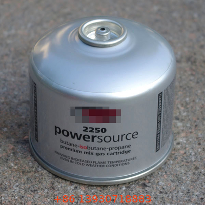84 mm hoogte draagbare butaangasfles 230g