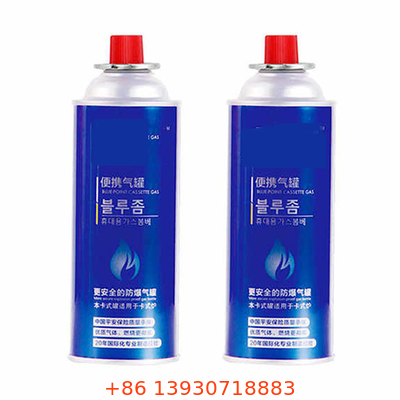 Navulbare het Kamperen de Flessen400ml Capaciteit 65mm van het Barbecuegas Diameter220g Gewicht