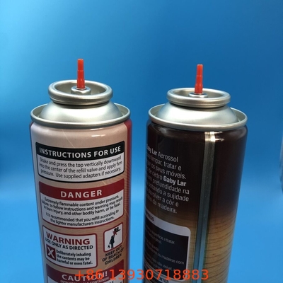 Een lichtere vulklep met plastic of metalen stammateriaal voor snelle en gemakkelijke gasvulling