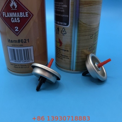 Luchter gas vul butane gas luchter klep met beide zijden helder gelakt tinplate één inch