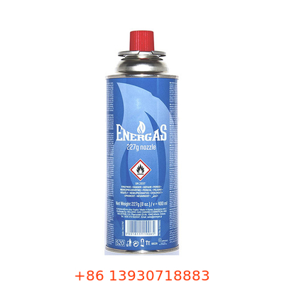 CMYK 4 Kleur En Panton Kleur Kook Butane Gas Canister Voor Barbecue