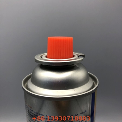Butaangasstove-klep met koperen klepstammateriaal en tinplaat en PP-metalen type