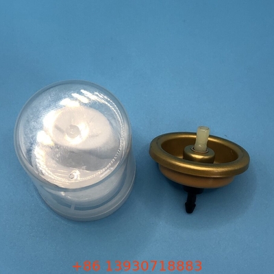 Golden Aluminium Inverted Aerosol Hair Mousse Valve voor nauwkeurige toepassing