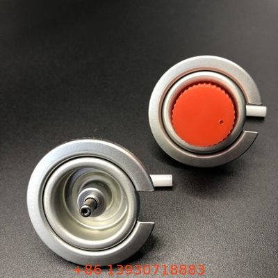 Straight Valve Stem Butane Gas Valve met zwarte handgreep voor en CGA 600 Inlet Thread