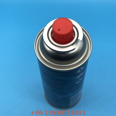 Messing butane gasklep met zwarte handgreep en roestvrijstalen veer voor industriële