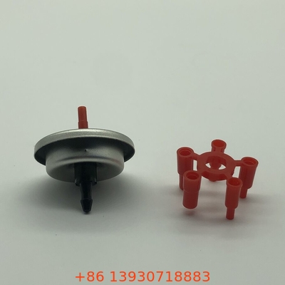 Rood plastic butane gasklep stam voor universele lichter hervulling