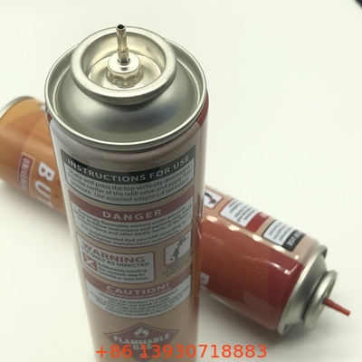 Rood plastic butane gasklep stam voor universele lichter hervulling
