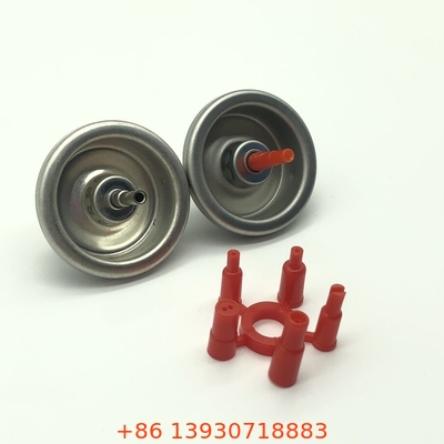 Plastic en metalen butane-opvulklep voor lichtere blikken stammateriaal plastic