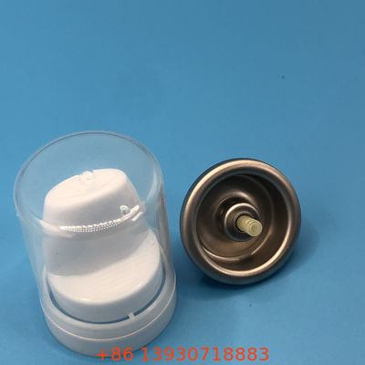 Duurzame aluminium ventiel voor aerosolverstuivers voor gebruik in haarmousse