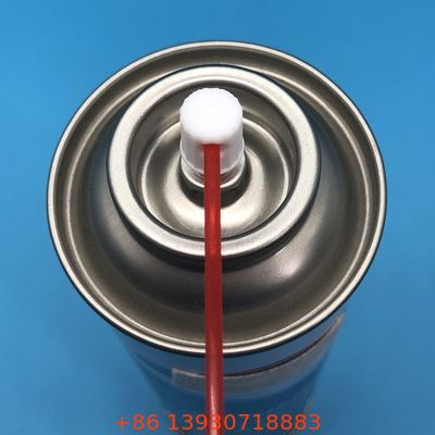 Aerosolklep voor carburateurreinigersprayproducten voor agressieve oplosmiddelsprays