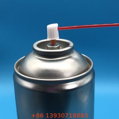 Aerosolklep voor carburateurreinigersprayproducten voor agressieve oplosmiddelsprays