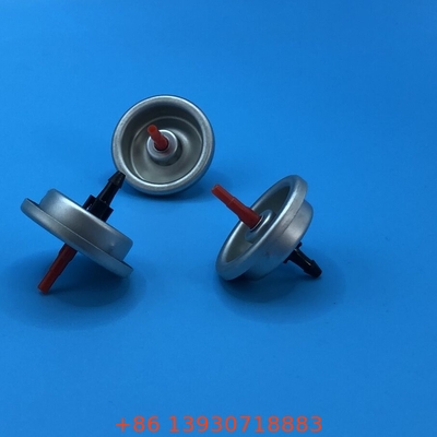 Volledig opvulbare butangasventiel voor een aansteker met een plastic of metalen stam voor een aansteker