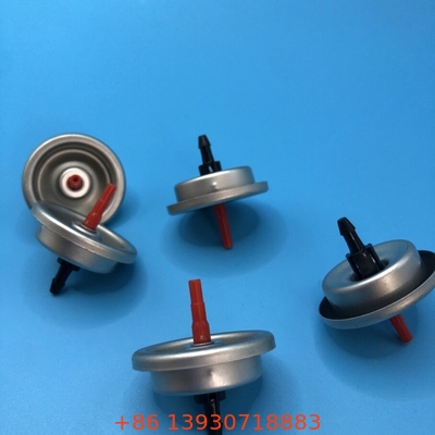 Doorzichtige gelakte tinplate montage cup butane gas lichter klep met buitenste Buna gasket