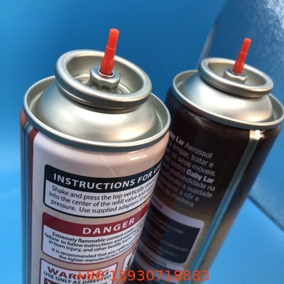 Stainless Steel Spring Lighter Refill Valve voor omgekeerde behuizing prestaties