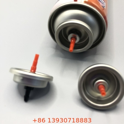 Ergonomische gasverlichting Volvulklep Plastic Butane Gas Stem Rood Kleur voor langdurige