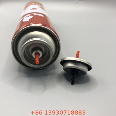 Ergonomische gasverlichting Volvulklep Plastic Butane Gas Stem Rood Kleur voor langdurige