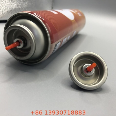 Inverted Housing Gas Lighter Refill Valve met wederopvulbare montagebeker aan beide zijden en helder gelakt tinplate