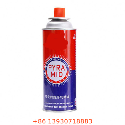Butaangascontainer 65 x 158 mm Verpakkingsinhoud voor gas en lichter gas