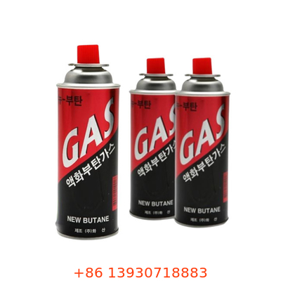 Rechte wand Butangascontainer voor grondstof Butangascartridge Oranje Etc.